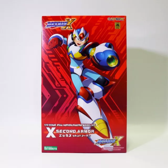 Mega Man Rockman X2 Second Armor 5.4" Plastic Model Unassembled Kit Kotobukiya