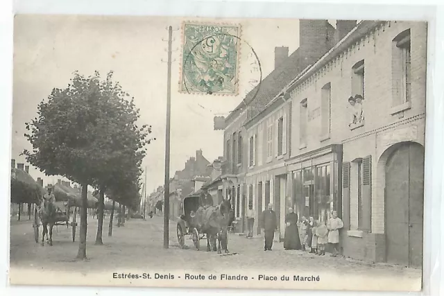 60 Estrees Saint Denis , Route De Flandre , Place Du Marche