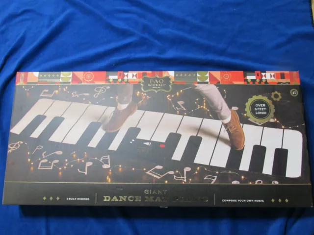 FAO SCHWARZ GIANT DANCE MAT PIANO toy entertainment song Movie Big tom ...
