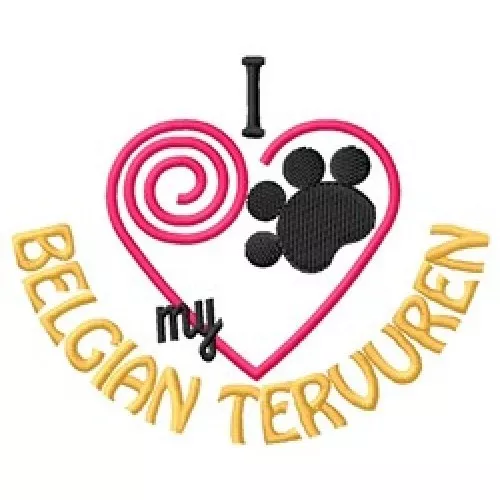 I "Heart" My Belgian Tervuren Sweatshirt 1288-2 Sizes S - XXL