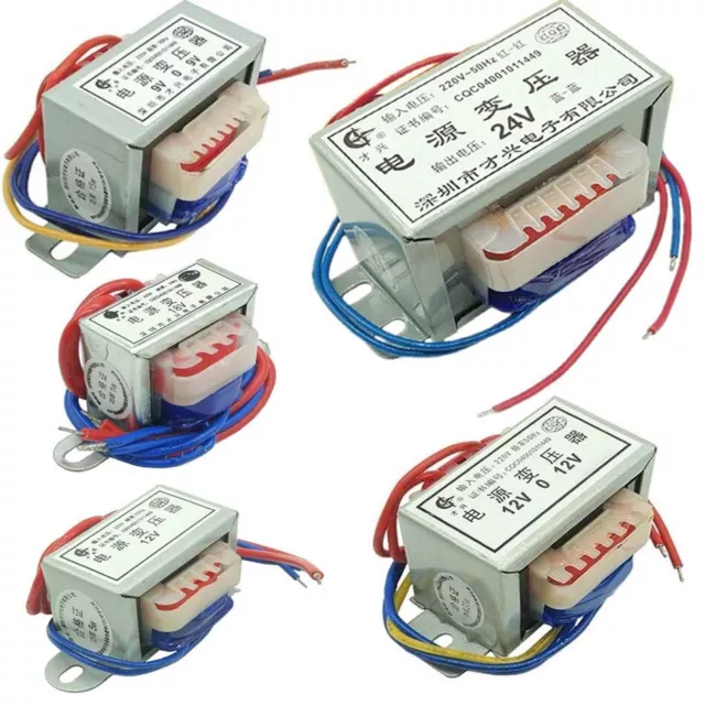 Trasformatore di potenza da 1 W a 100 W 220 V A 6V/9V/12V/15V/18V/24V uscita AC singola/doppia