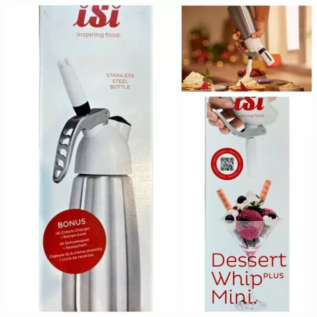 iSi Sahnespender Dessert Whip Plus Mini 250 ml, Neuware in geöffneter Verpackung