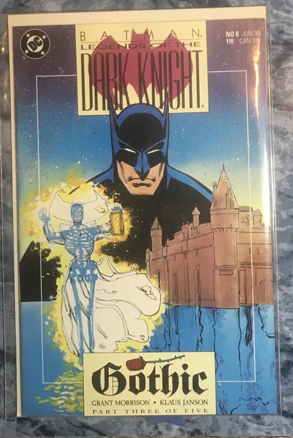 Batman Legends of the Dark Knight #8 DC Comics 1990 Grant Morrison, Gothic pt.3