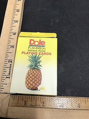 Vintage DOLE FOODS PINEAPPLE KIDS ADVERTISING DECK OF PLAYING CARDS