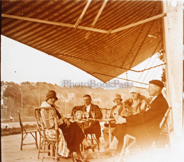 FRANCE Family Mode c1930 Photo Stereo Glass Plate VR22L29n15   