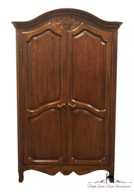 DAVIS CABINET Co. French Regency Style 79" Clothing Armoire 88222 - Antique B...