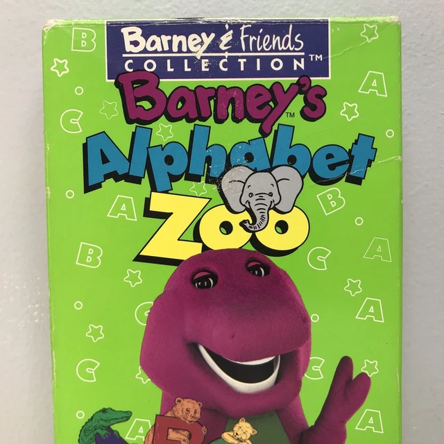 BARNEY FRIENDS COLLECTION Alphabet Zoo VHS Video Tape BUY 2 GET 1 FREE