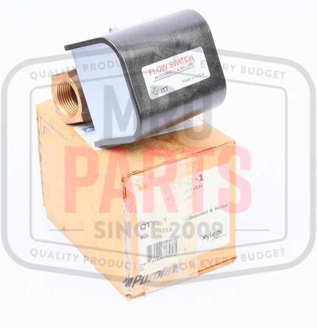 ITT McDonnell Miller FS5-D-1 Water Flow Switch, 1" NPT