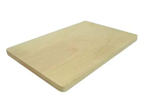 Tabla de cortar rectangular. Madera elegante. Regalo de madera 23 x 15 cm / 9 x