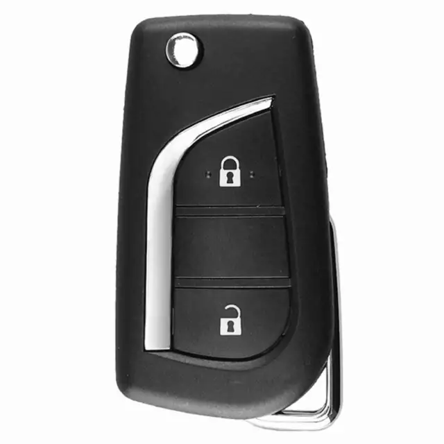 Citroen C1 2014-2021 2 Button Remote Flip Key 433MHz - Cut to Code or Picture