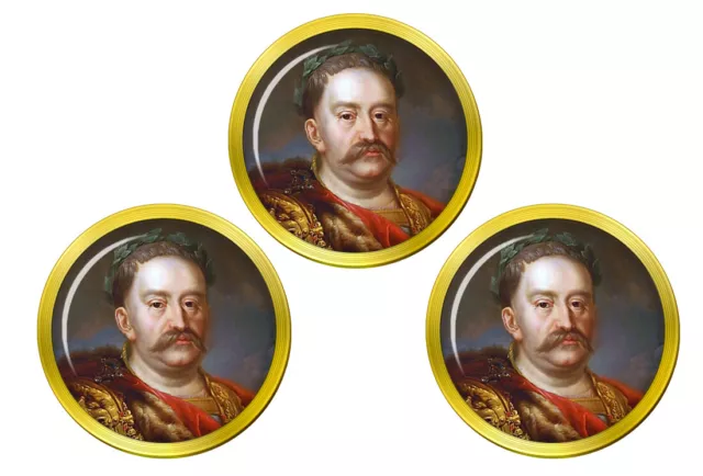 John Sobieski of Poland Golf Ball Markers