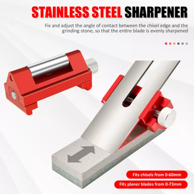 Honing Guide Jig Adjustable Honing Sharpening Tool Fixed Angle Wear beAhC✛