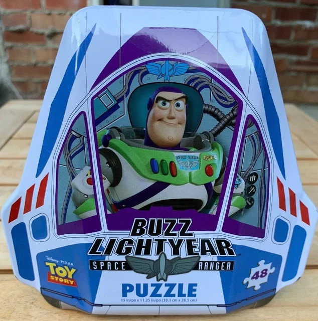 DISNEY PIXAR TOY Story Buzz Lightyear Space Ranger boîte avec puzzle 48 ...