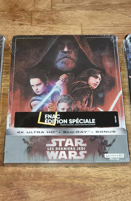 Star Wars Episode Viii Les Derniers Jedi Edition Fnac Blu-Ray 4K 1080P Steelbook