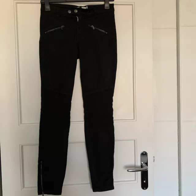 Jeans schwarz skinny Gr. 36 H&M L.O.G.G.