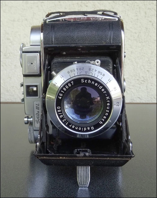 APPAREIL PHOTO 6x6 FRANKA SOLIDA III L SCHNEIDER KREUZNACH RADIONAR 80mm 1:2,9