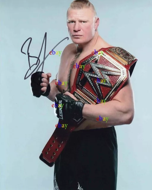 Brock Lesnar A WWE Autographed Signed 8x10 Photo Reprint