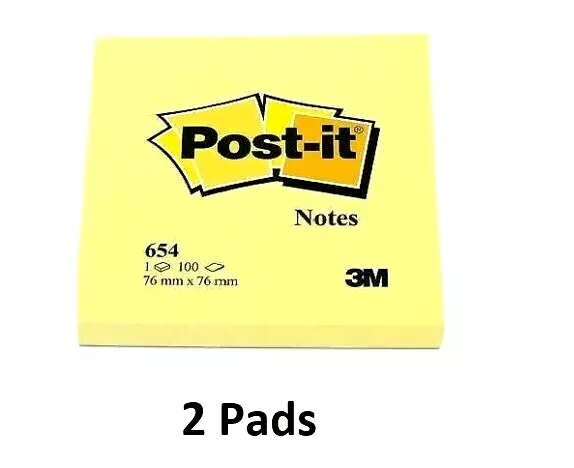 3m Post-it Lined Original Notes, 3 X 5 Inches, Canary Yellow, Pack