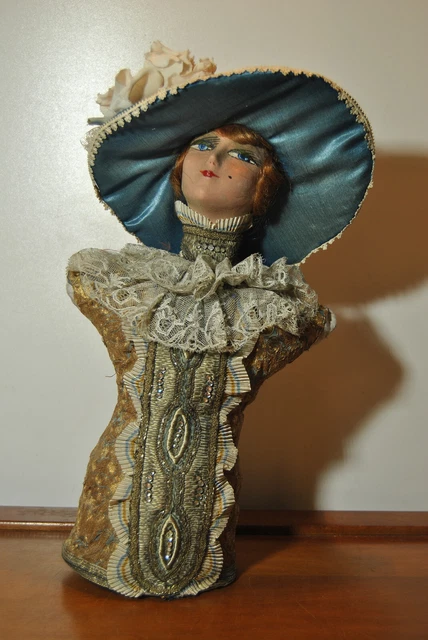 ANCIENNE GRANDE POUPÉE De Salon Boudoir 74 Cm Années 30 EUR 85,00