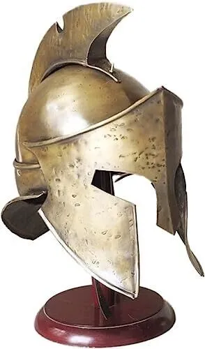 Medieval Helmet Knight Replica Warrior Battle For Roleplay King Leonidas Steel