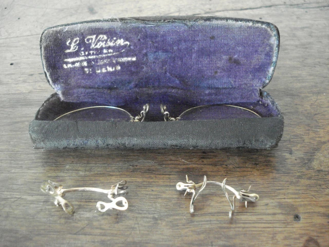 Lorgnons Vintage Ovale Plaqué Or Début XXe Siècle - Paire Unisexe Adulte - Occasion