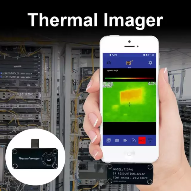 Thermal Imager Camera,IR Resolution Mini Infrared Thermal Imaging Camera N1D3