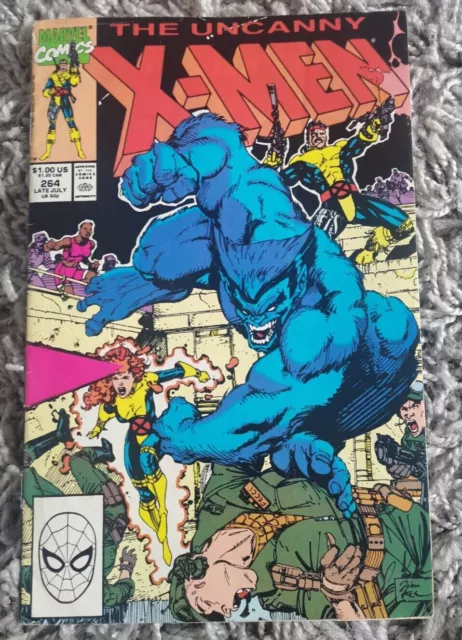 The Uncanny X-Men #264 : Vol 1 : Marvel Comics July 1990