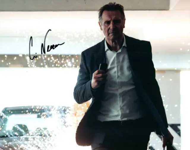 Liam Neeson signed 8x10 Photo autographed Picture with COA