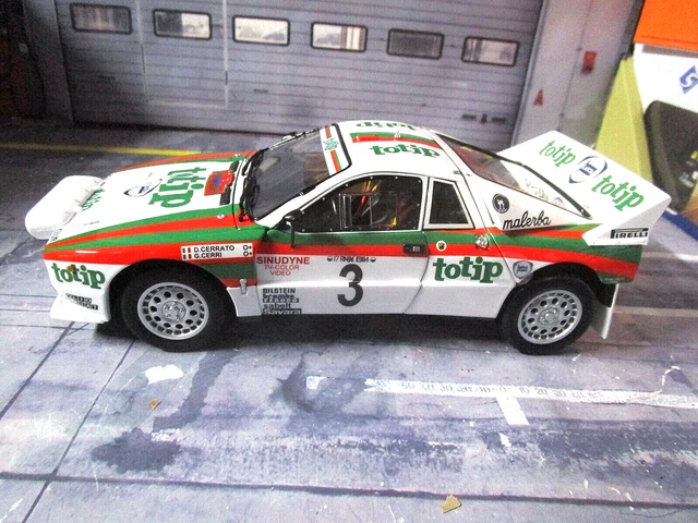 Kyosho Lancia 037 TOTIP #3 Cerrato Rally Isola d'Elba 1985 1/18 08306G