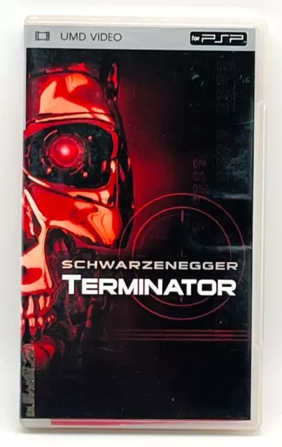 UMD Video Schwarzenegger Terminator Film Movie Sony Playstation Portable PSP OVP