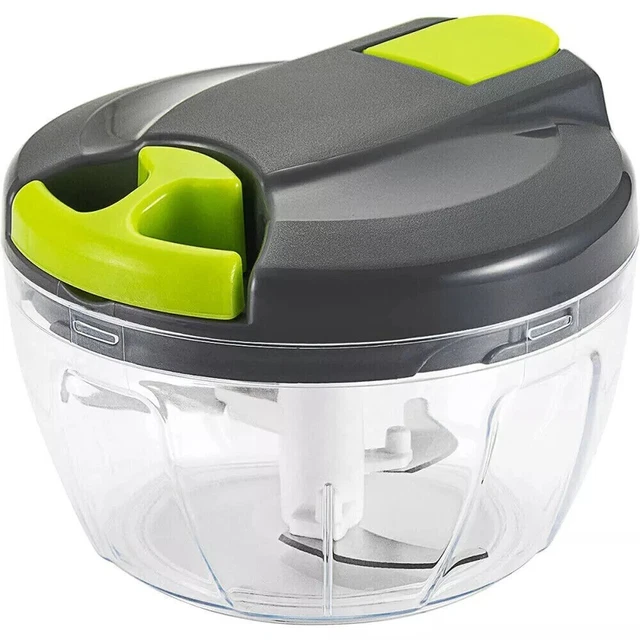 520\900ML PULL CORD Pulling Food Chopper Manual Vegetable Slicer Hand ...