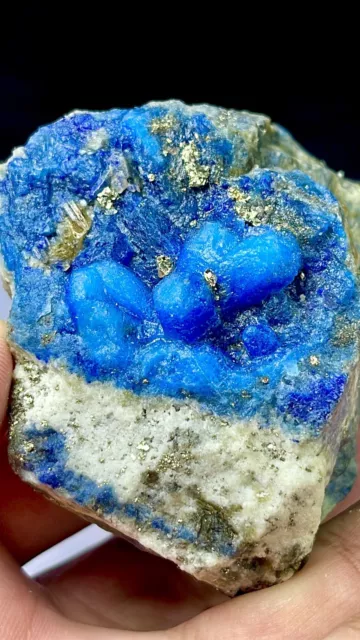 1490 CTS Beautiful  Fluorescent Afghanite With Pyrite On Matrix Specimen , @AFG