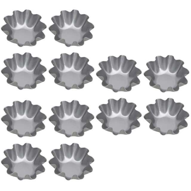12 pz stampi per crosta all'uovo stampi per torte stampi per torta strumenti da forno per crostacee stampi per budino
