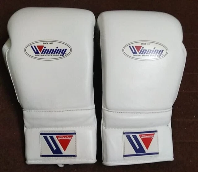 MS-500-B 14oz Blanc - Gants de Boxe WINNING