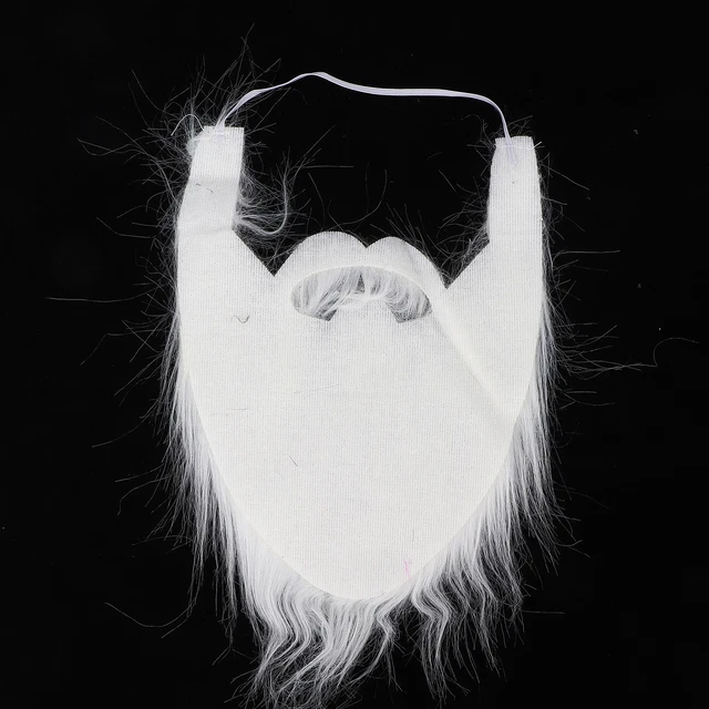 Halloween Party Fake Beard White Fake Beard Mustache False Beards Funny Fake