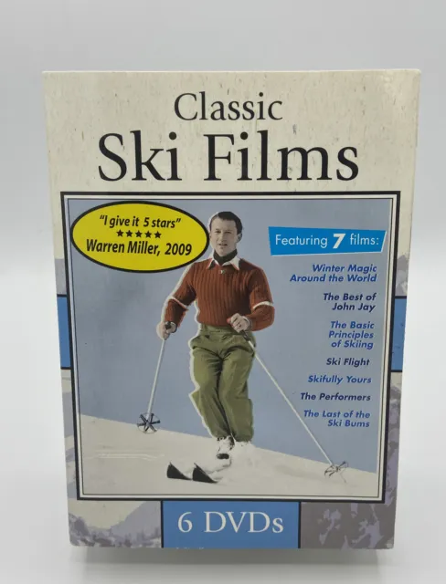 Classic Ski Films (DVD, 2009, 6-Disc Set) Otto Lang / John Jay/ Dick Barrymore