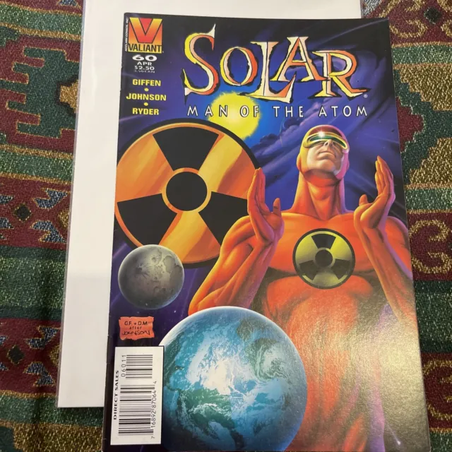 Solar Man of the Atom # 60 VF 1996 Low Print Run Last Issue!!