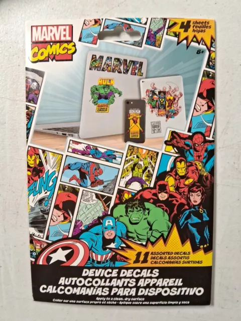 *NEW* Marvel Comics Super Heroes Device Decals Sticker Sheet