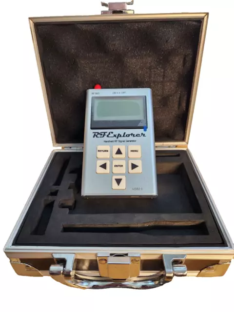 RF Explorer Spectrum Analyzer hand held with black hard case