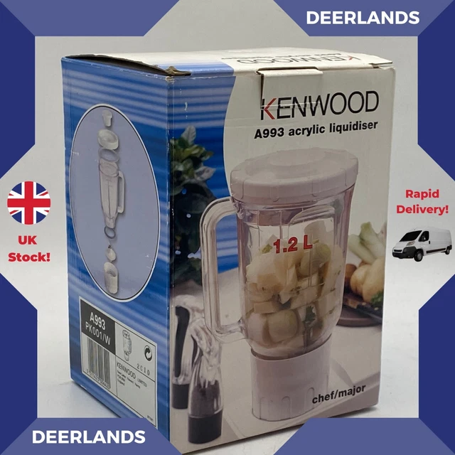 KENWOOD CHEF A993 White Acrylic Liquidiser Attachment for Model KM Chef