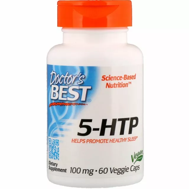 5-HTP 100mg x60 Veggie Capsules | Vegan Non-GMO Gluten Free