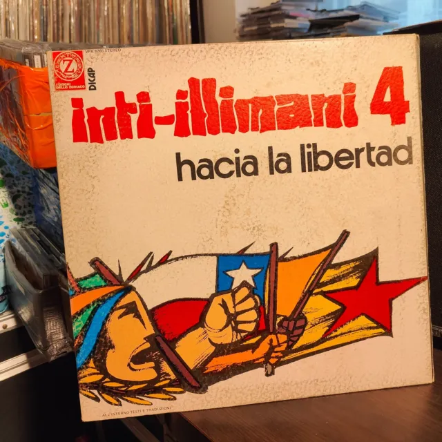 Inti-Illimani 4 - Hacia La Libertad  Lp 1975 Prima Stampa Italiana NM/VG+