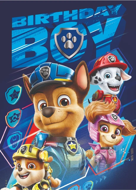 Paw Patrol Geburtstagskarte | Offiziell Lizenziert | Für 4. Geburtstag | Inkl. Umschlag