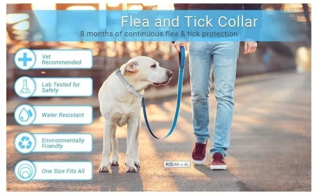 3pack Seresto Flea & Tick Collar 8 Months Protection for Large Dogs | 70cm | 2