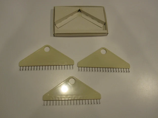 Juego de 3 pesos / perchas de peso de encaje 7" para todas las máquinas de tejer / costillas en obstetricia