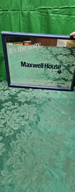 Vintage Maxwell House Coffee Advertising Mirror