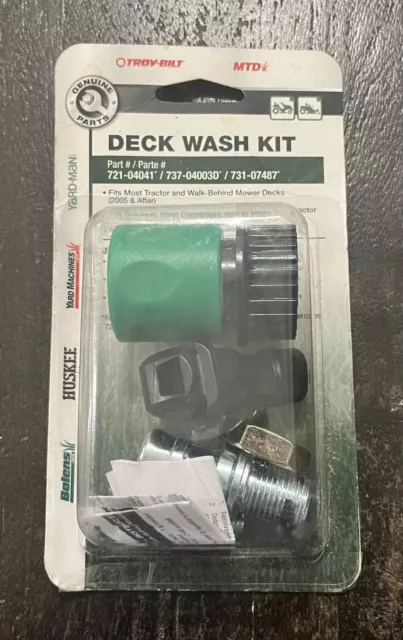 MTD 490-900-m061 Deck Wash Kit for Lawn Mowers And Tractors Part 2005 Yard
