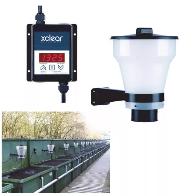 Xclear Fishfeeder Profi Futterautomat Koi Teich Fisch Futter Spender Fish Feeder