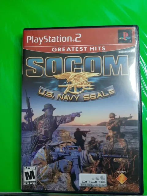 Socom Us Navy Seals Greatest Hits Ps2  Complete In Box In Working  Preowned