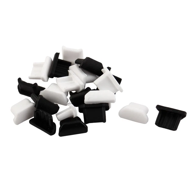 Anti-poussière caoutchouc téléphone port Micro USB charge Couvercle Bouchon 20pc